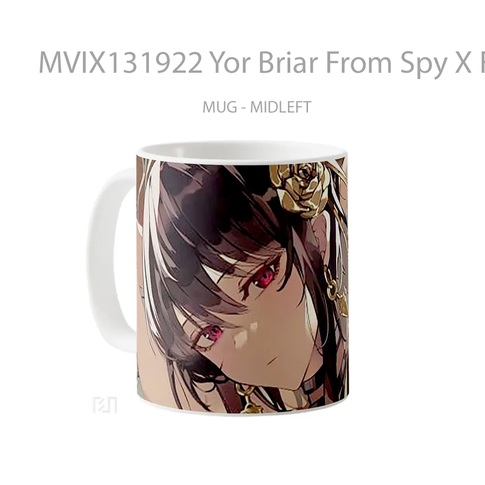Mug Yor Briar From Spy X Family V1 Gelas Keramik Unik - All-side / Desain