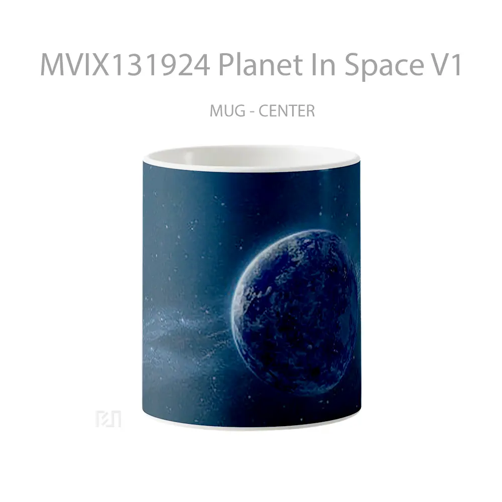 Mug Planet In Space V1 Gelas Astronomi