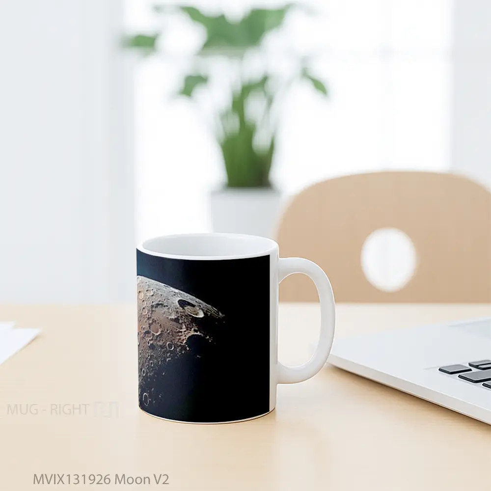 Mug Moon V2 Gelas Astronomi - All-side / Desain