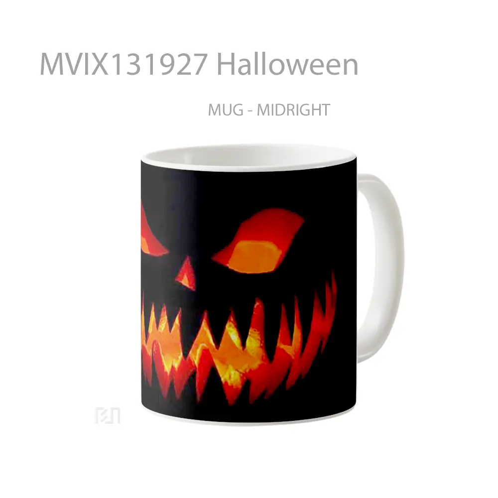 Mug Halloween Gelas Keramik Unik - All-side / Desain