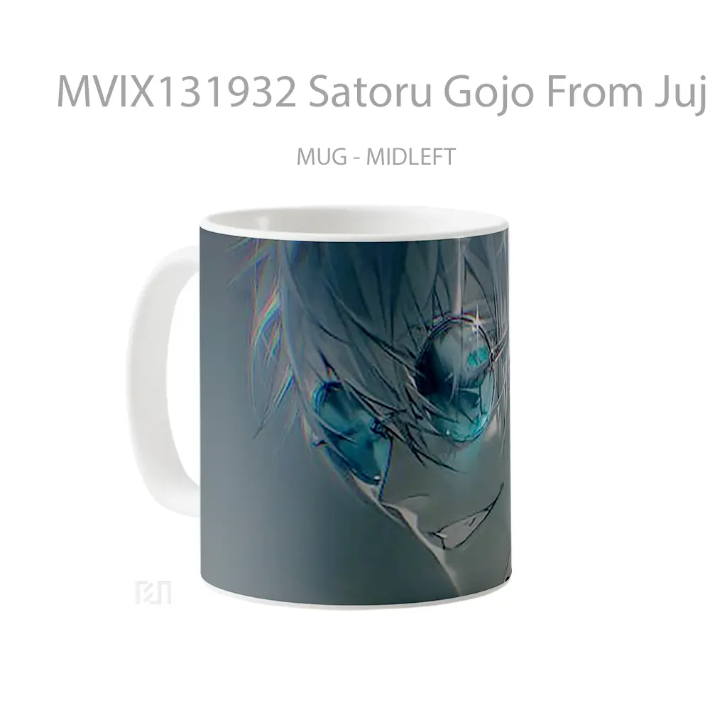 Mug Satoru Gojo From Jujutsu Kaisen V1 Gelas Keramik Unik - All-side / Desain