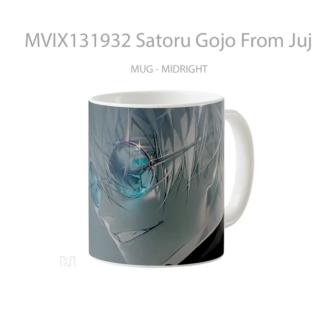 Mug Satoru Gojo From Jujutsu Kaisen V1 Gelas Keramik Unik - All-side / Desain