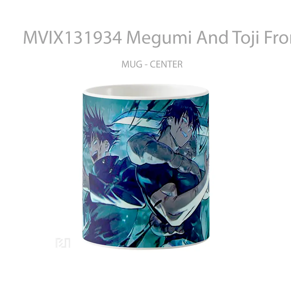 Mug Megumi And Toji From Jujutsu Kaisen Gelas Keramik Unik