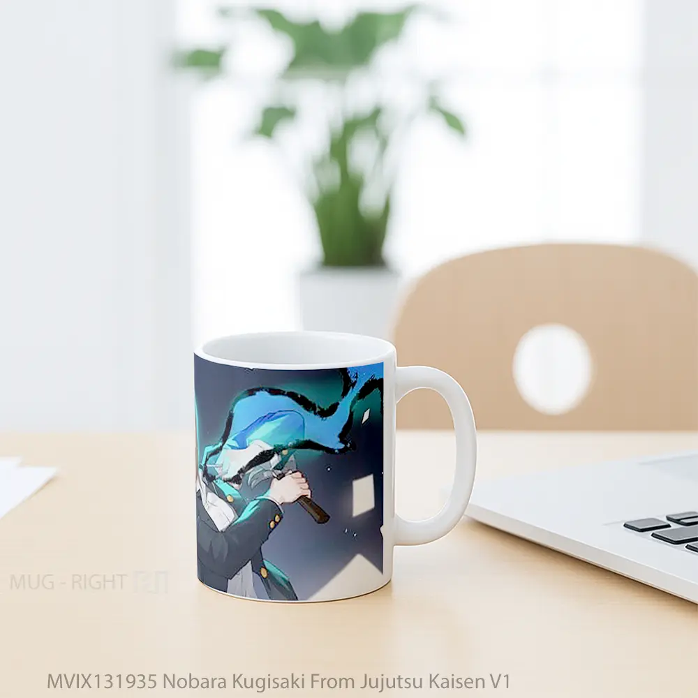 Mug Nobara Kugisaki From Jujutsu Kaisen V1 Gelas Keramik Unik - All-side / Desain