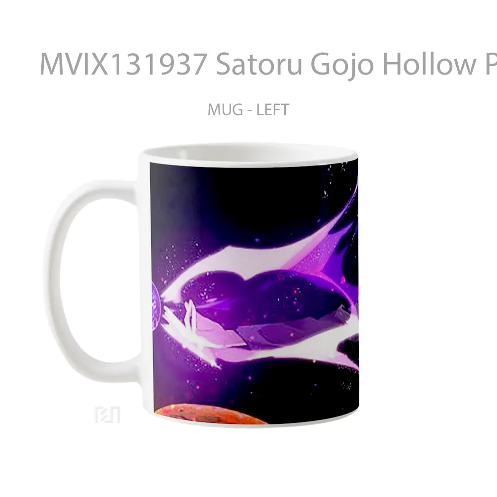 Mug Satoru Gojo Hollow Purple From Jujutsu Kaisen V1 Gelas Keramik Unik - All-side / Desain