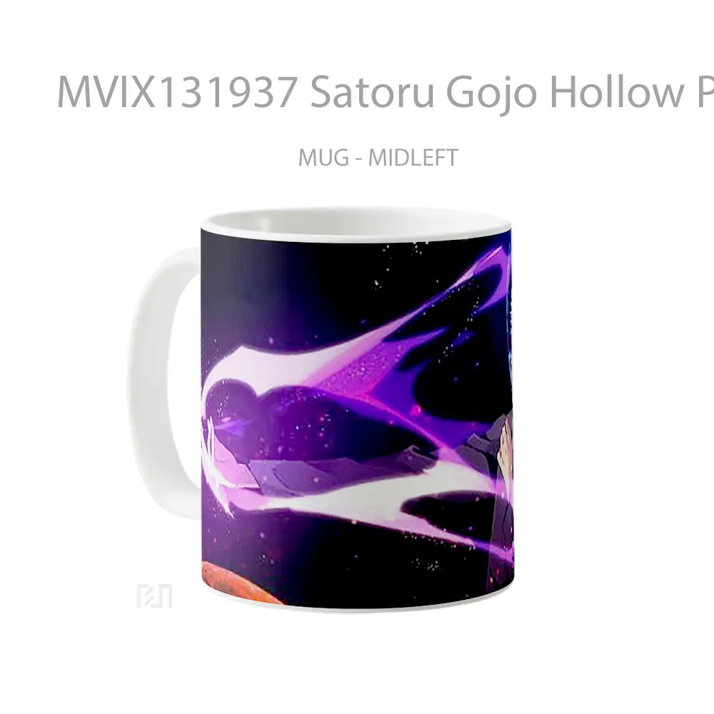 Mug Satoru Gojo Hollow Purple From Jujutsu Kaisen V1 Gelas Keramik Unik - All-side / Desain