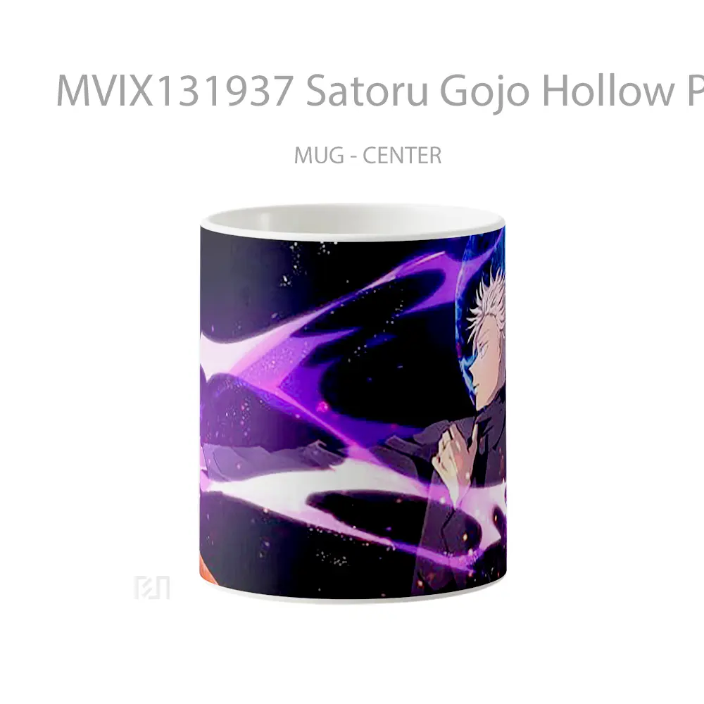 Mug Satoru Gojo Hollow Purple From Jujutsu Kaisen V1 Gelas Keramik Unik