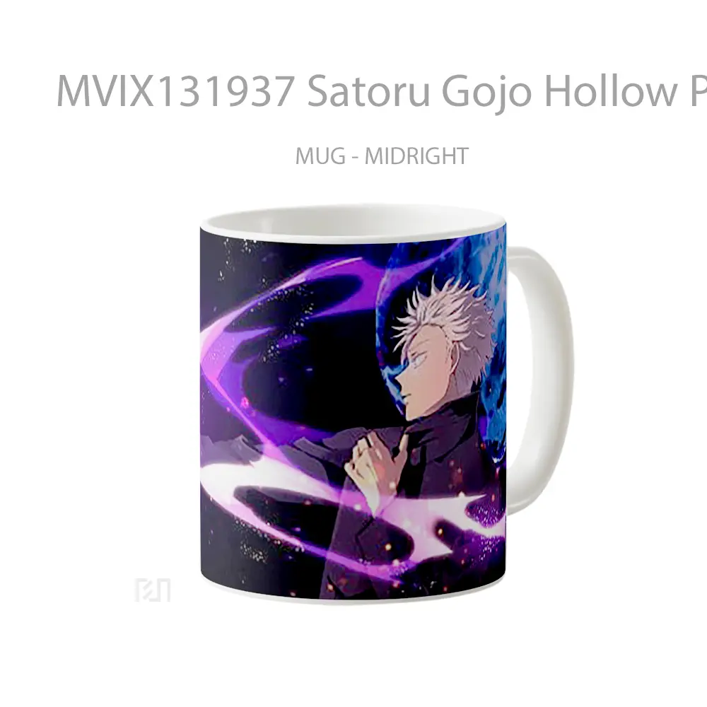 Mug Satoru Gojo Hollow Purple From Jujutsu Kaisen V1 Gelas Keramik Unik - All-side / Desain