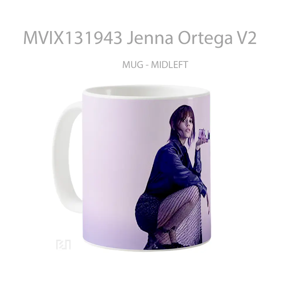 Mug Jenna Ortega V2 Gelas Keramik Unik - All-side / Desain