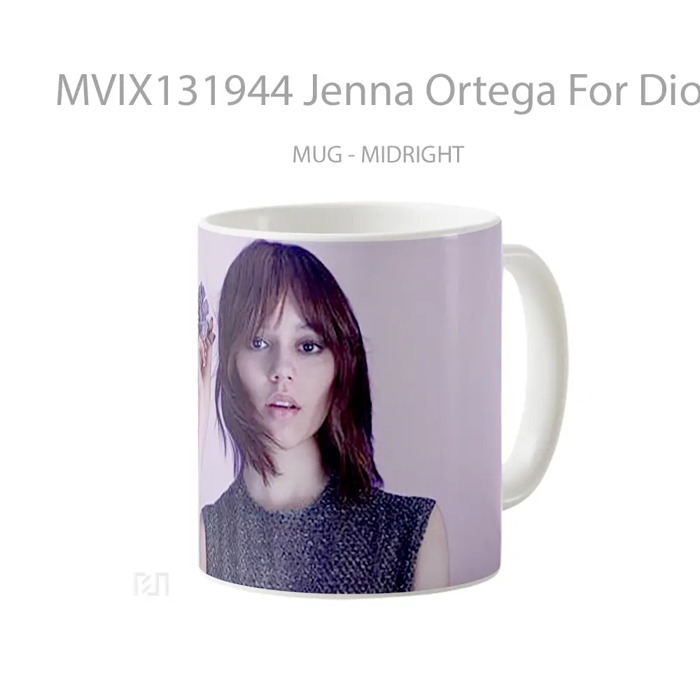 Mug Jenna Ortega For Dior Gelas Keramik Unik - All-side / Desain