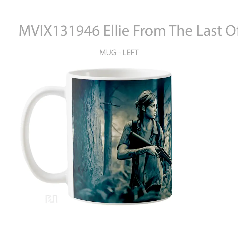 Mug Ellie From The Last Of Us V1 Gelas Keramik Unik - All-side / Desain