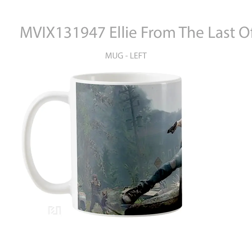 Mug Ellie From The Last Of Us V2 Gelas Keramik Unik - All-side / Desain