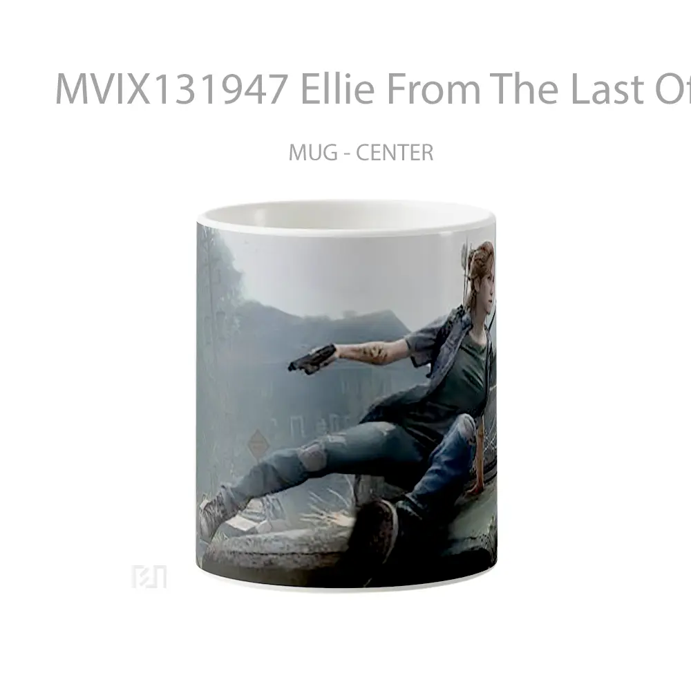 Mug Ellie From The Last Of Us V2 Gelas Keramik Unik