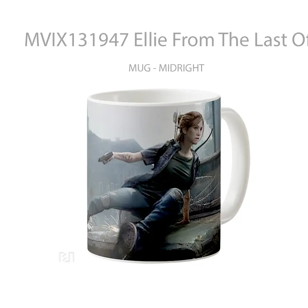 Mug Ellie From The Last Of Us V2 Gelas Keramik Unik - All-side / Desain