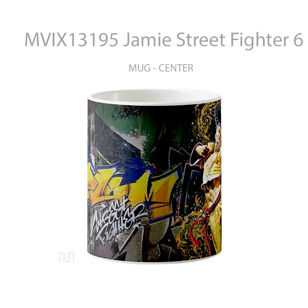 Mug Jamie Street Fighter 6 Cangkir Gamer