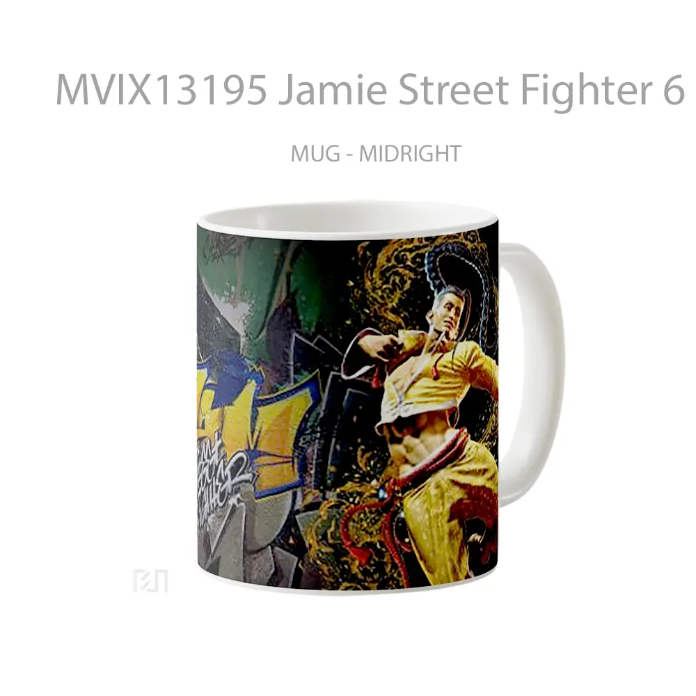 Mug Jamie Street Fighter 6 Cangkir Gamer - All-side / Desain