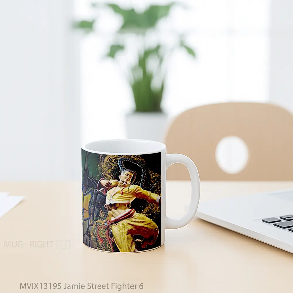 Mug Jamie Street Fighter 6 Cangkir Gamer - All-side / Desain