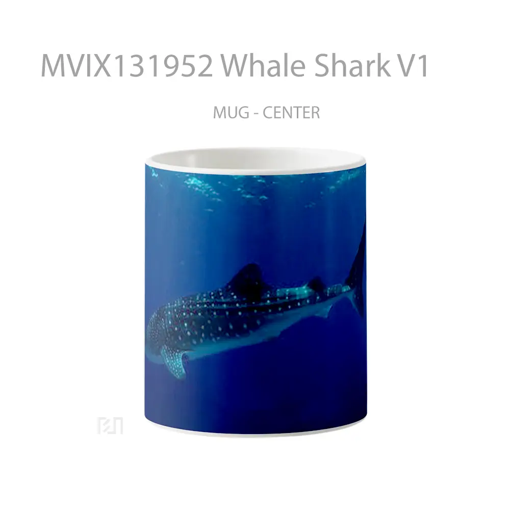 Mug Whale Shark V1 Gelas Hewan Lucu