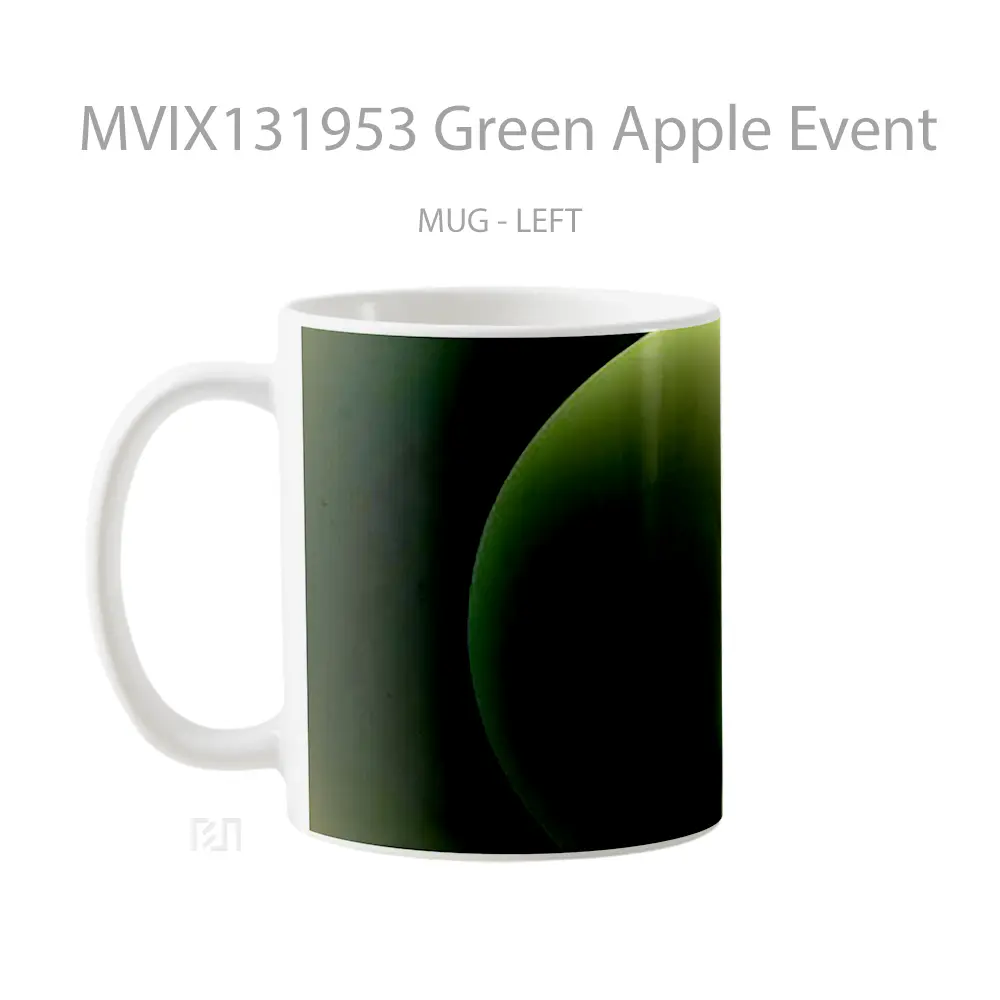 Mug Green Apple Event Gelas Keramik Unik - All-side / Desain