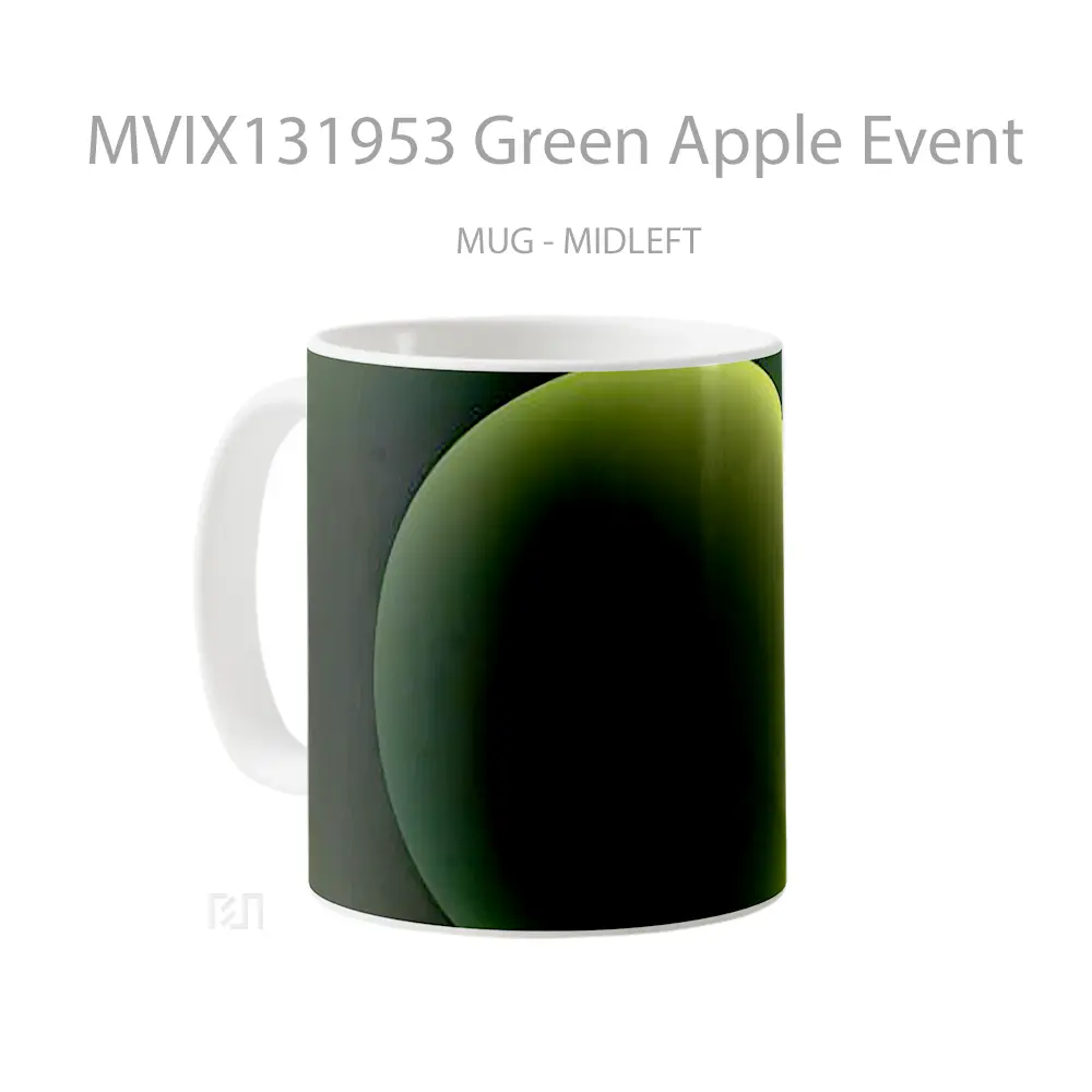 Mug Green Apple Event Gelas Keramik Unik - All-side / Desain