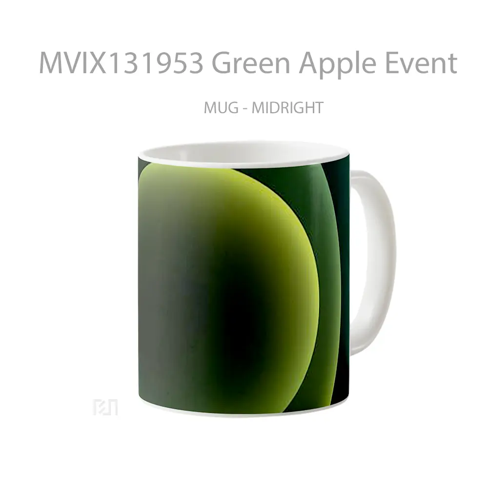Mug Green Apple Event Gelas Keramik Unik - All-side / Desain