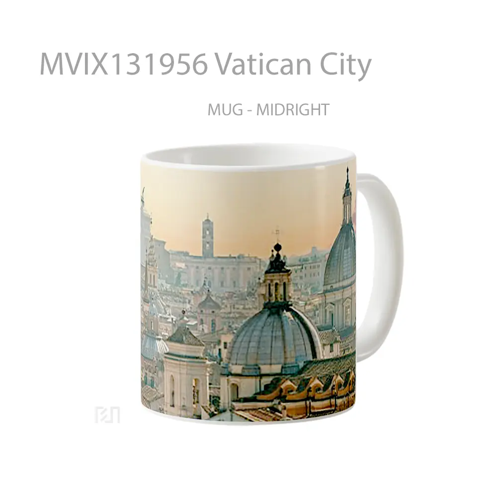 Mug Vatican City Gelas Keramik Unik - All-side / Desain