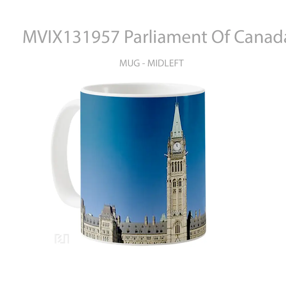 Mug Parliament Of Canada Gelas Keramik Unik - All-side / Desain