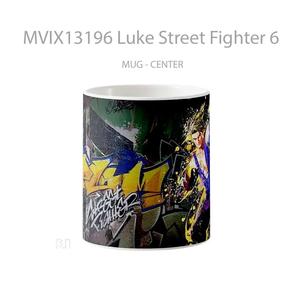 Mug Luke Street Fighter 6 Cangkir Gamer