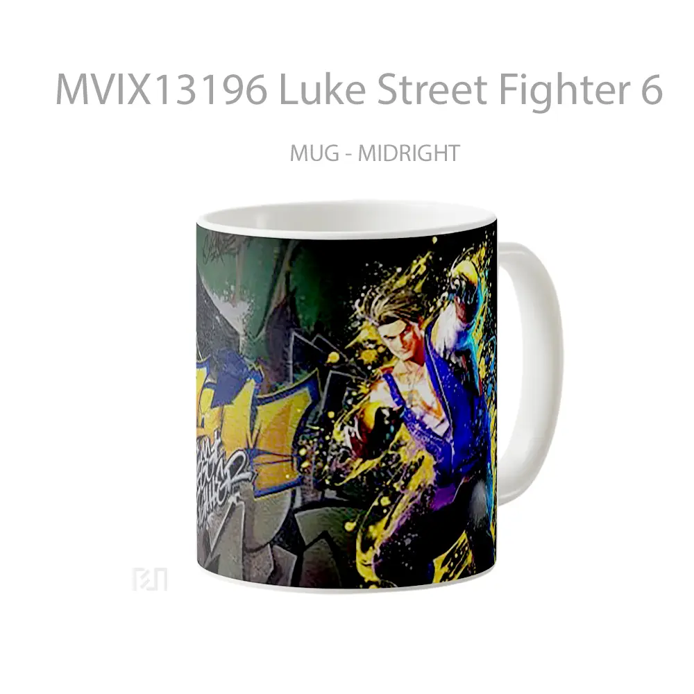 Mug Luke Street Fighter 6 Cangkir Gamer - All-side / Desain