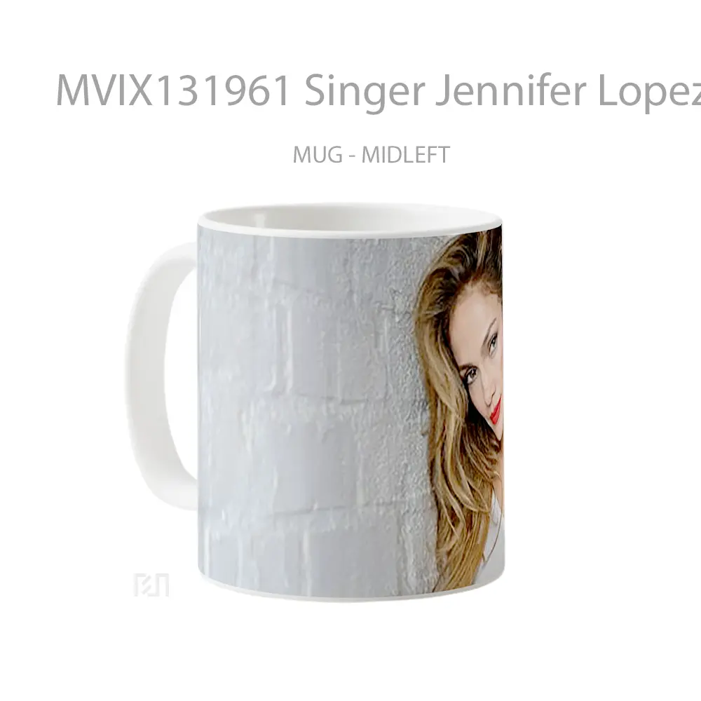 Mug Singer Jennifer Lopez Gelas Selebriti - All-side / Desain