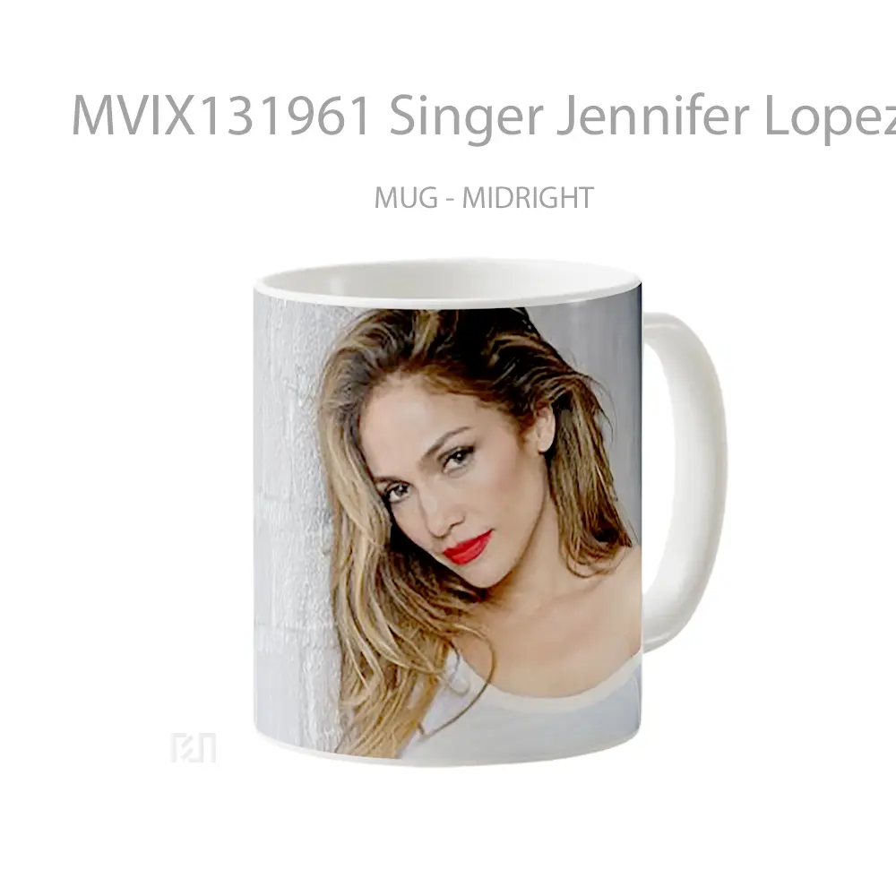 Mug Singer Jennifer Lopez Gelas Selebriti - All-side / Desain