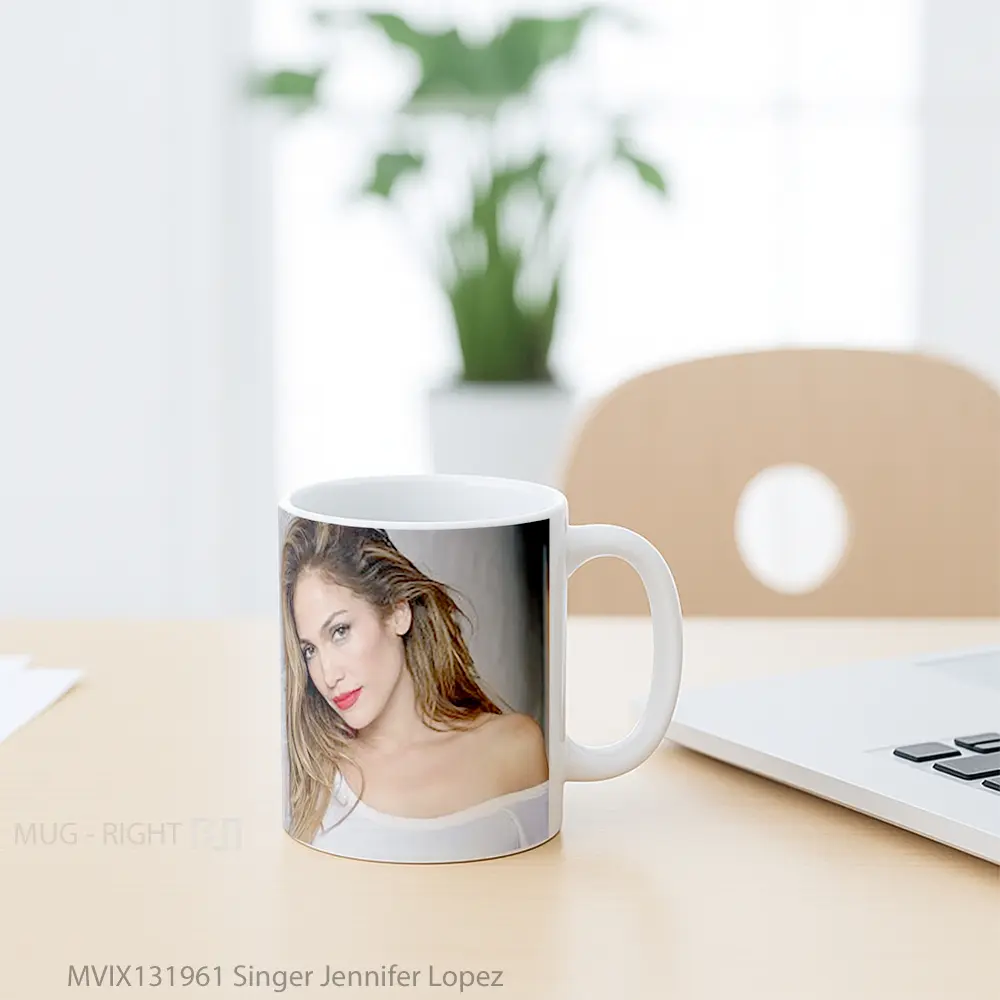 Mug Singer Jennifer Lopez Gelas Selebriti - All-side / Desain