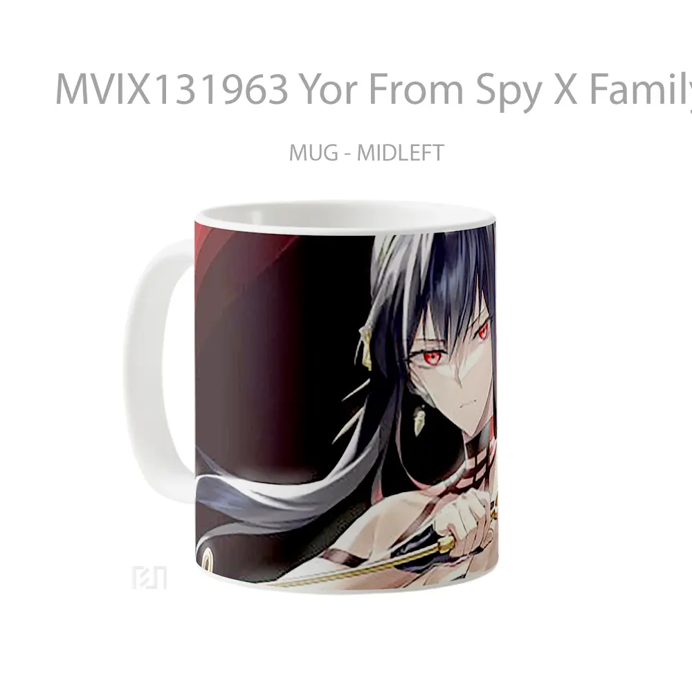 Mug Yor From Spy X Family V1 Gelas Keramik Unik - All-side / Desain