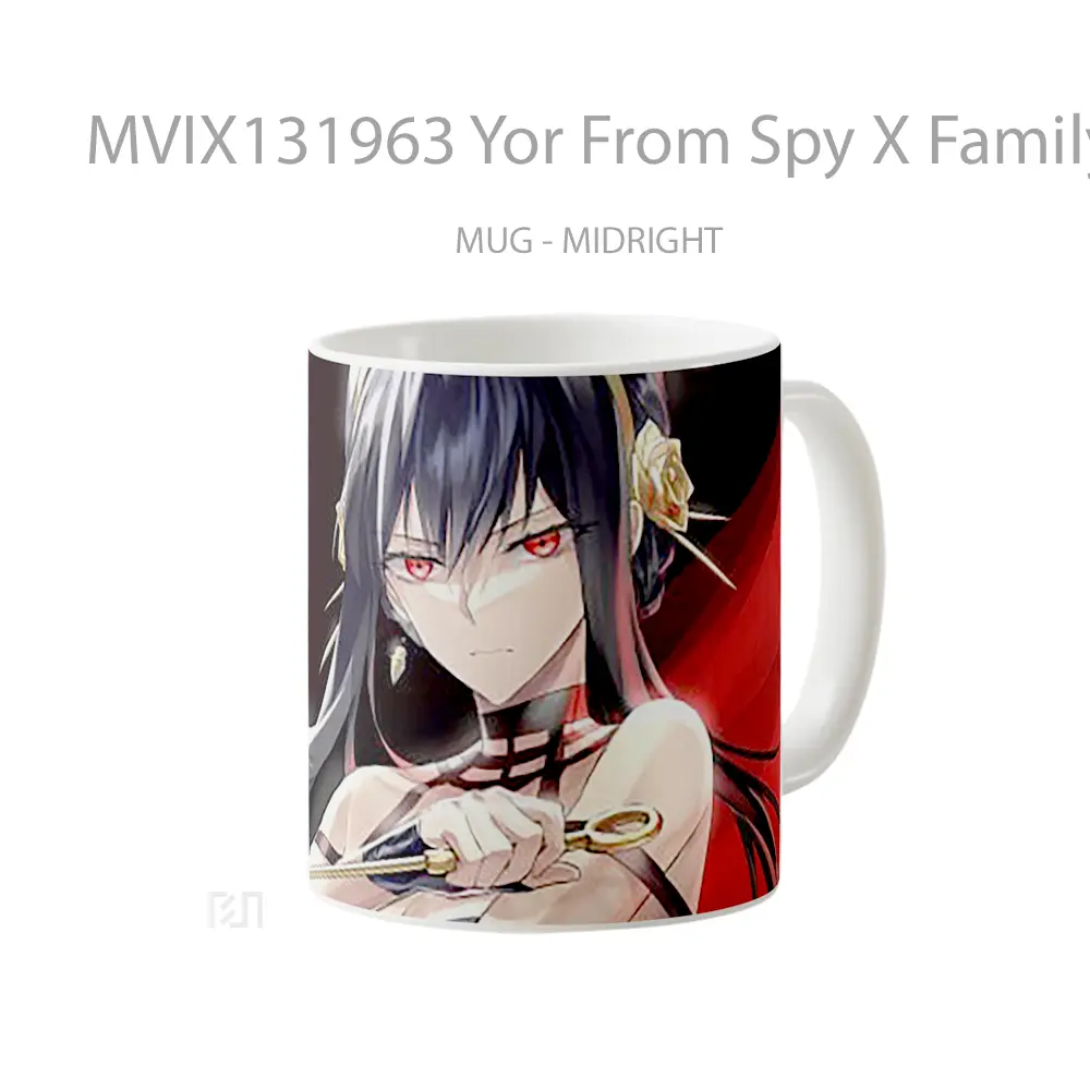 Mug Yor From Spy X Family V1 Gelas Keramik Unik - All-side / Desain