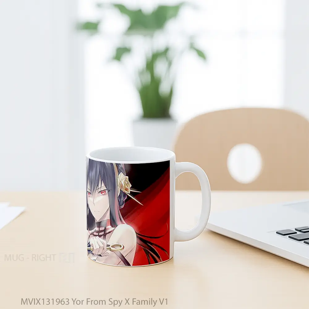 Mug Yor From Spy X Family V1 Gelas Keramik Unik - All-side / Desain