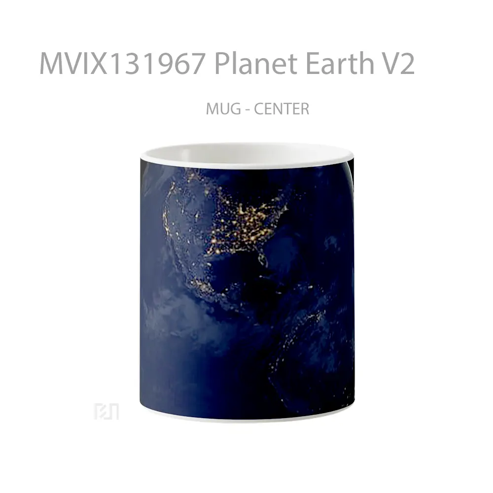 Mug Planet Earth V2 Gelas Astronomi