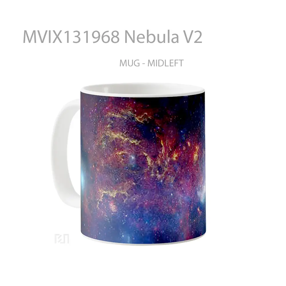Mug Nebula V2 Gelas Astronomi - All-side / Desain
