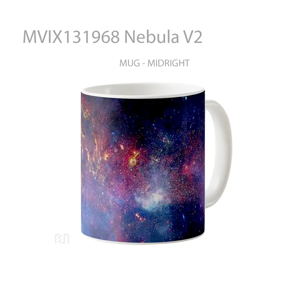 Mug Nebula V2 Gelas Astronomi - All-side / Desain
