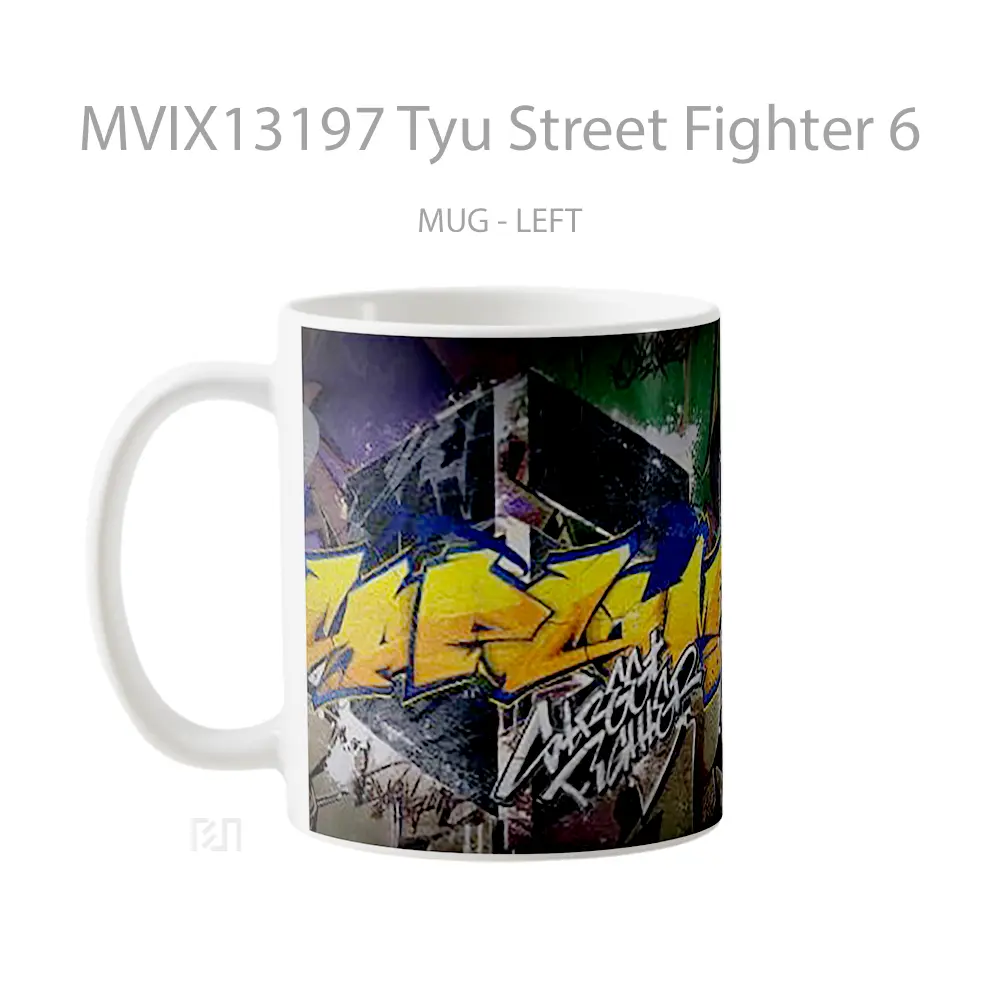 Mug Tyu Street Fighter 6 Cangkir Gamer - All-side / Desain
