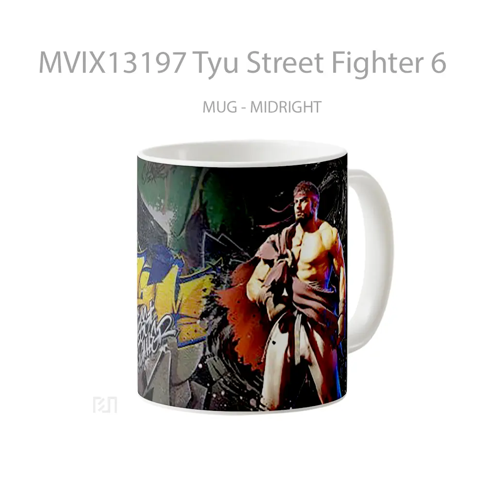 Mug Tyu Street Fighter 6 Cangkir Gamer - All-side / Desain