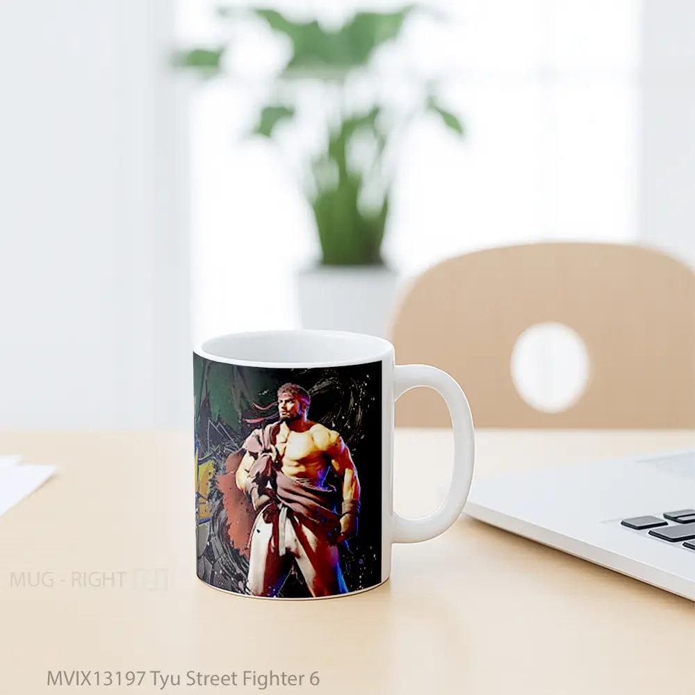 Mug Tyu Street Fighter 6 Cangkir Gamer - All-side / Desain