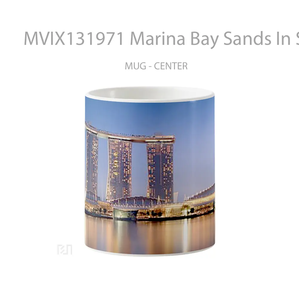 Mug Marina Bay Sands In Singapore V1 Gelas Keramik Unik