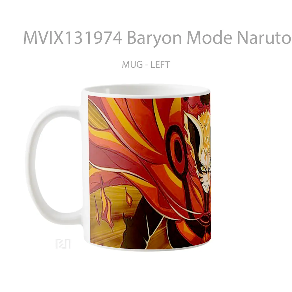 Mug Baryon Mode Naruto V1 Cangkir Anime - All-side / Desain
