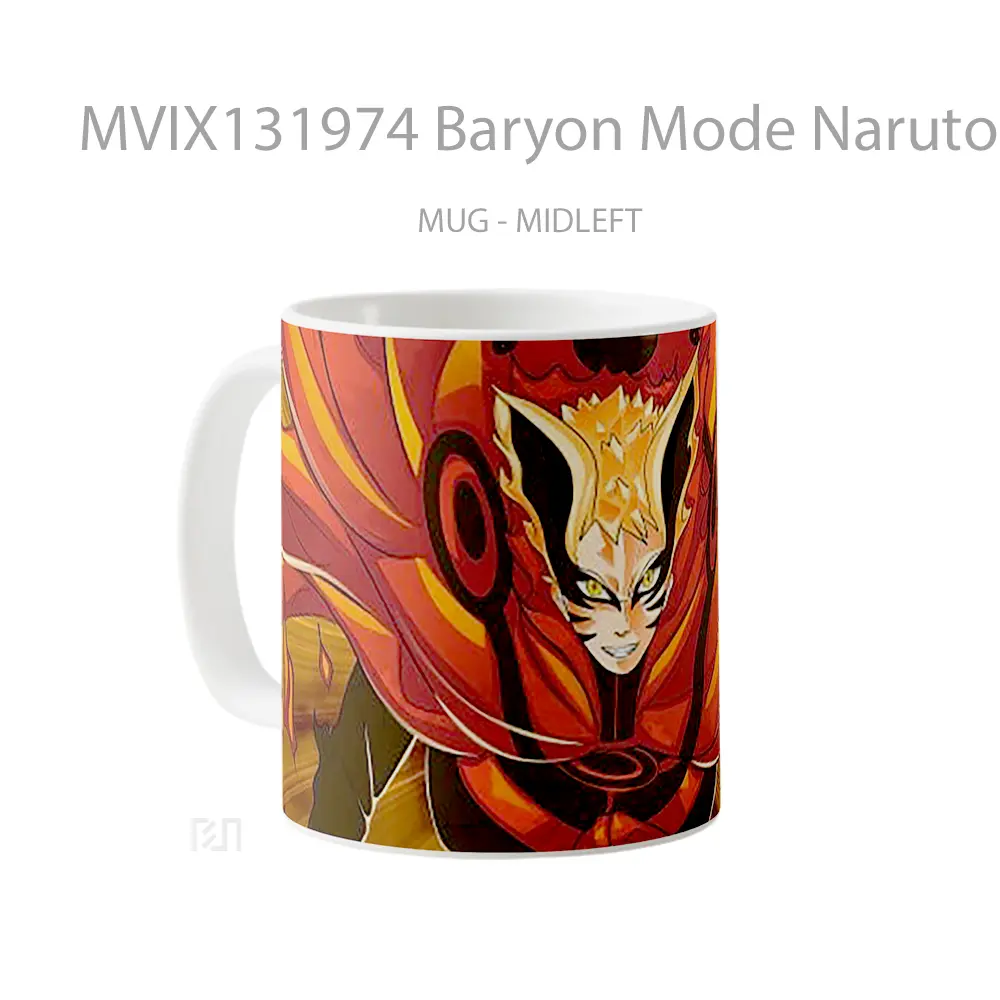 Mug Baryon Mode Naruto V1 Cangkir Anime - All-side / Desain