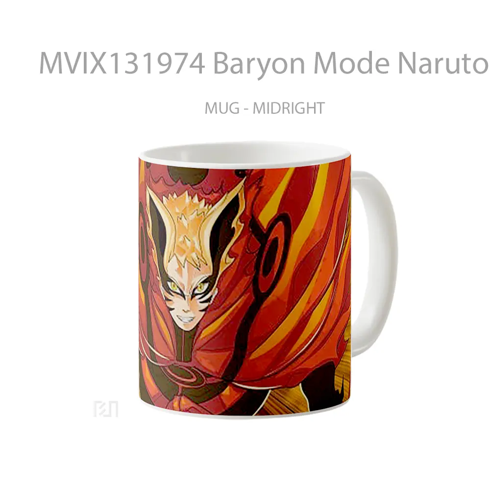 Mug Baryon Mode Naruto V1 Cangkir Anime - All-side / Desain