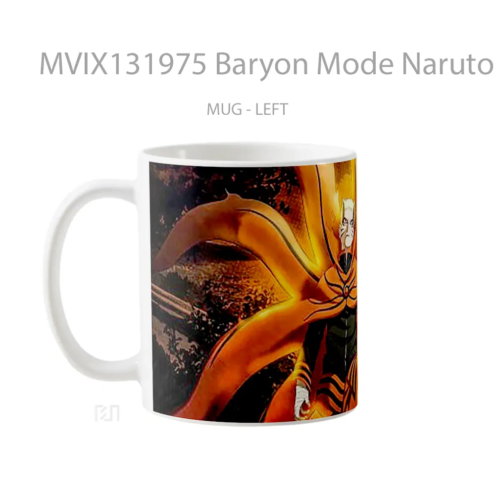 Mug Baryon Mode Naruto V2 Cangkir Anime - All-side / Desain