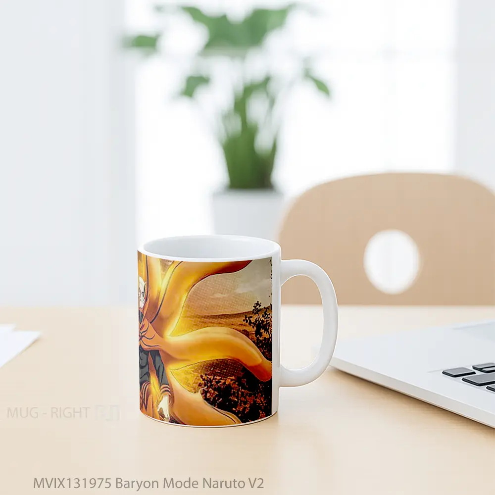 Mug Baryon Mode Naruto V2 Cangkir Anime - All-side / Desain