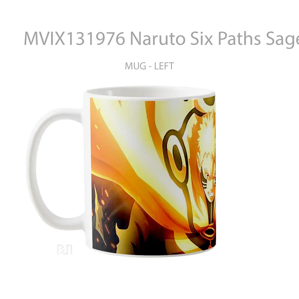Mug Naruto Six Paths Sage Mode V1 Cangkir Anime - All-side / Desain