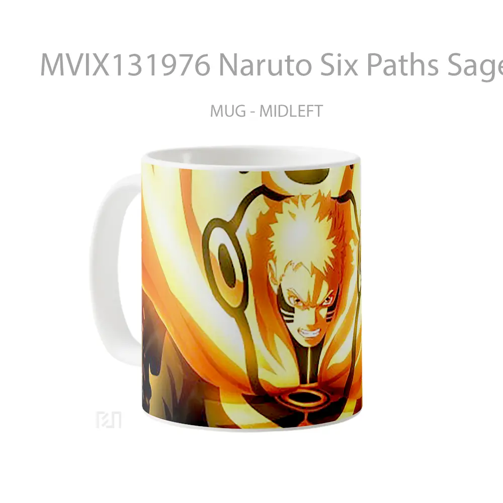 Mug Naruto Six Paths Sage Mode V1 Cangkir Anime - All-side / Desain