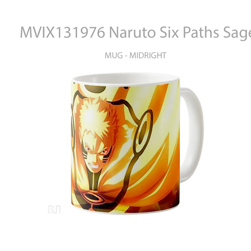 Mug Naruto Six Paths Sage Mode V1 Cangkir Anime - All-side / Desain